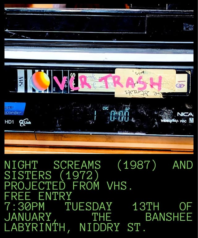 VCR TRASH: NIGHT SCREAMS (1987) and SISTERS (1972)